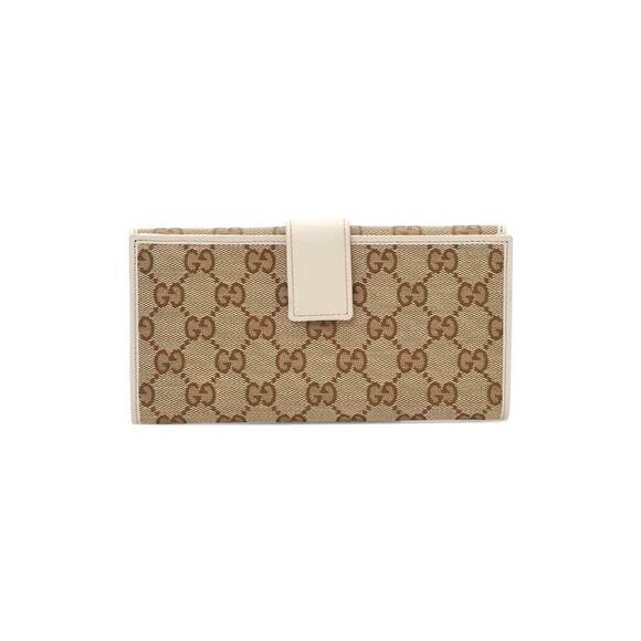 Authentic Gucci Canvas and Sherry Bow Doublesided Wallet - Picture 3 of 7